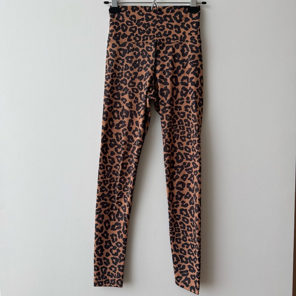 Beach Riot Leopard Print Leggings, Size S
